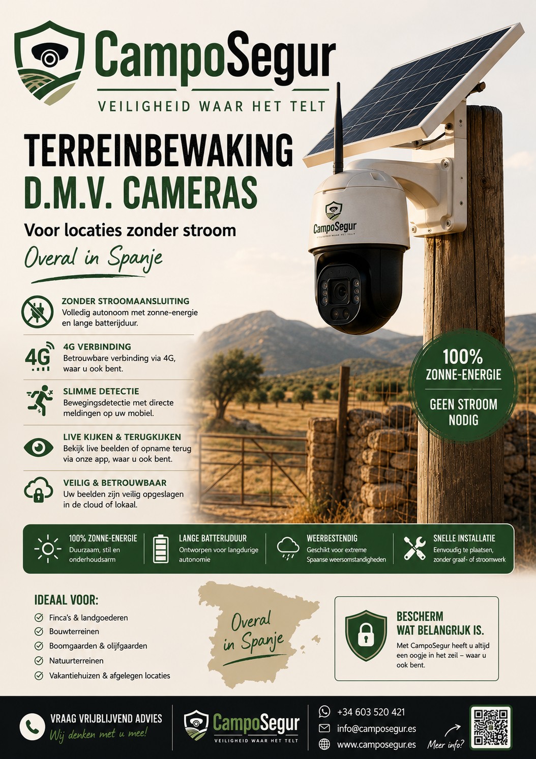 Sistema CampoSegur de vigilancia solar